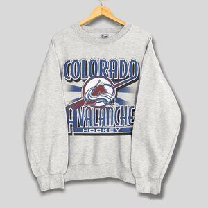 Vintage Colorado Avalanche Logo Hockey Sweatshirt, Retro NHL Shirt For Men Women